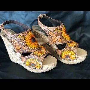 womens sunflower sandals